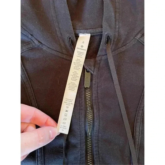 Lululemon Black Next Move Jacket Size 6 - Picture 10 of 12